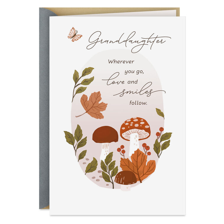 Love and Smiles Follow Where You Go Thanksgiving Card