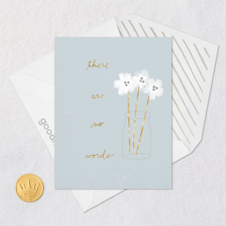 No Words, Only Love Sympathy Card, , large image number 5