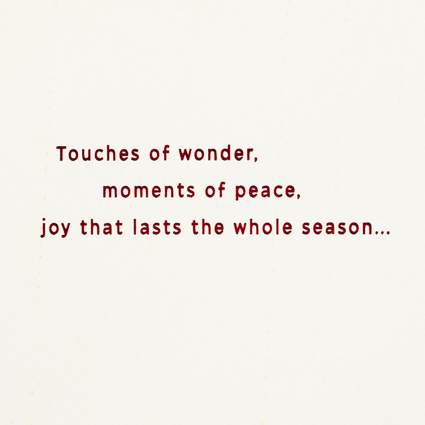 Red, Green and Gold Floral Wreath Christmas Card Sentiment image number 2