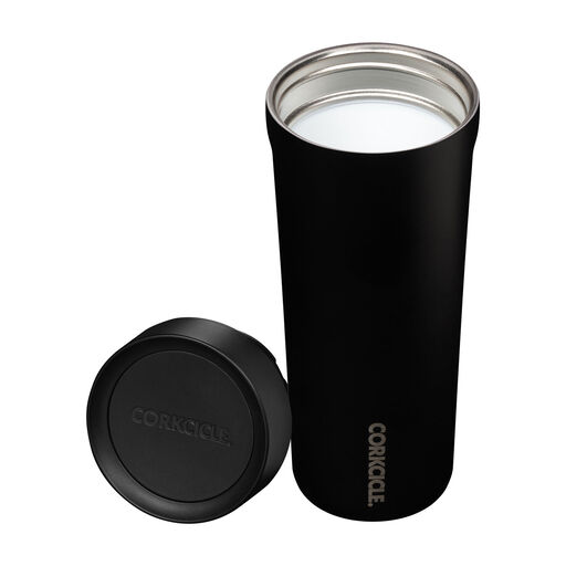 Corkcicle Matte Black Stainless Steel Commuter Cup, 17 oz., 