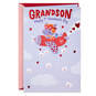 Airplane With Heart Banner Pop-Up Baby's First Valentine's Day Card for Grandson, , large image number 1