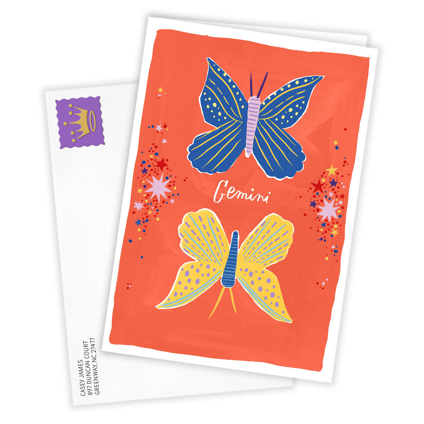 Bold and Bright Gemini Zodiac Custom Card for only USD 4.99 | Hallmark