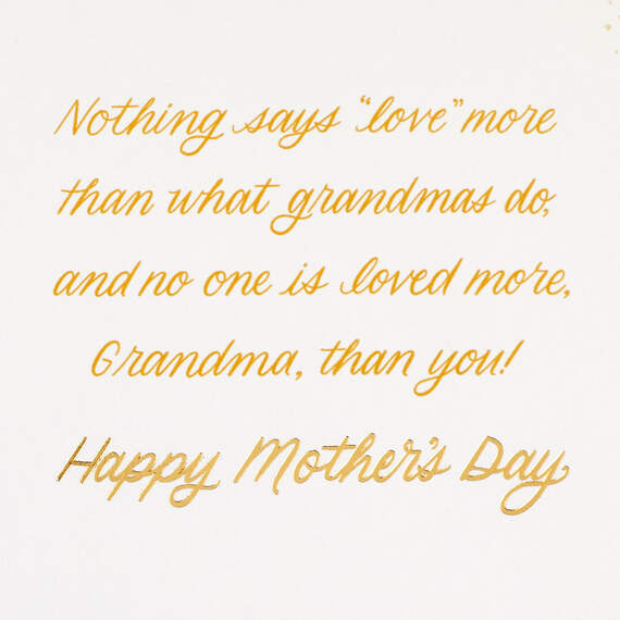 No One Is Loved More than You Mother's Day Card for Grandma, , large image number 2