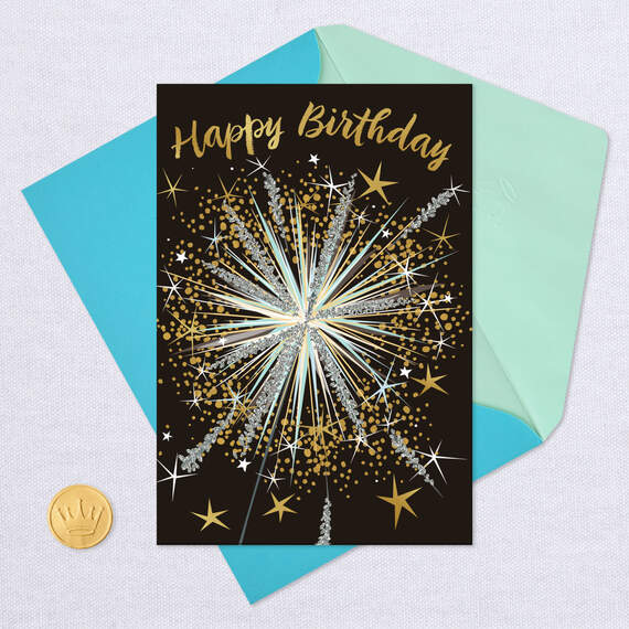 Bright and Fun Starburst Birthday Card, , large image number 5