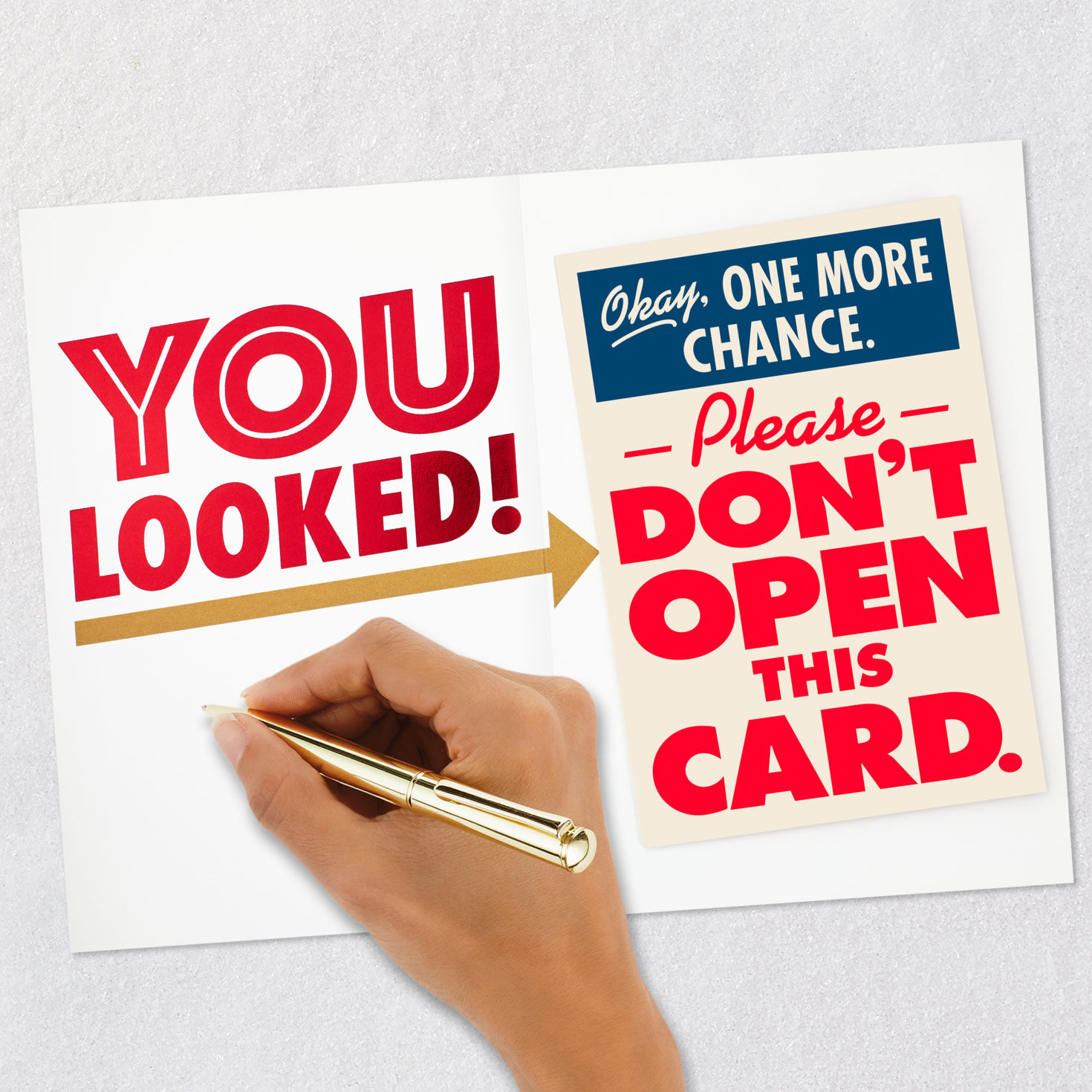 Do Not Look Funny Birthday Card with Mini Cards, , large image number 11