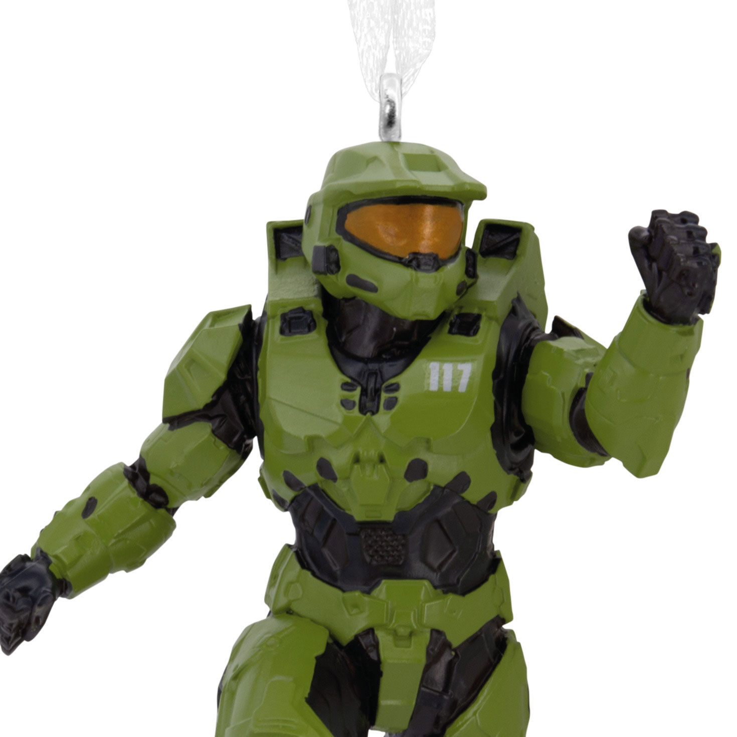 Halo Master Chief Christmas Ornament upclose detail image number 5