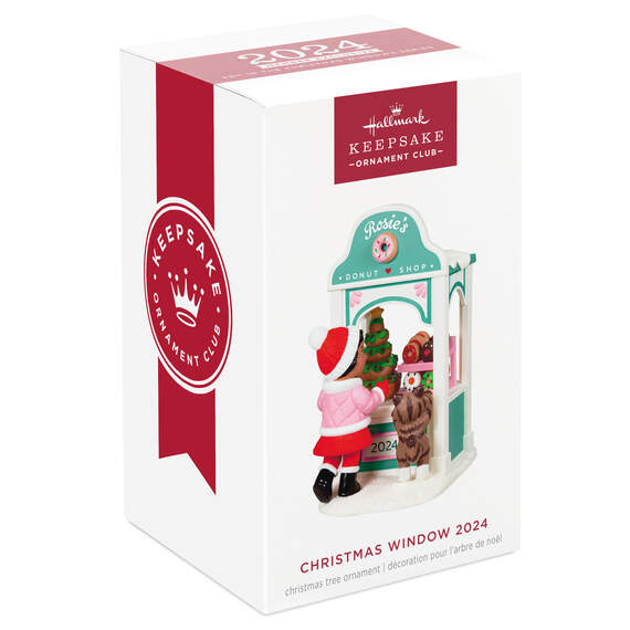 Christmas Window 2025 Exclusive Ornament Keepsake Ornament Club Hallmark