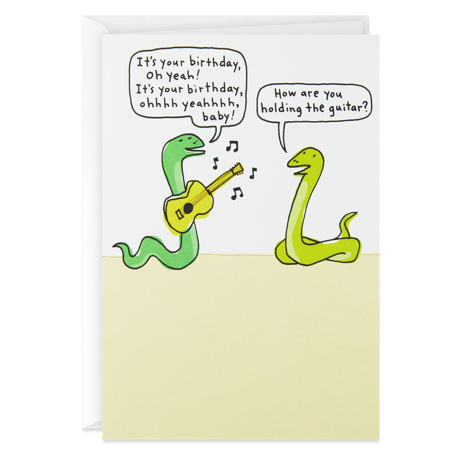 Don't Think, Just Celebrate Funny Birthday Card