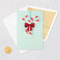Quilled Candy Cane Christmas Card Card Front with Envelope and Gold Seal image number 6