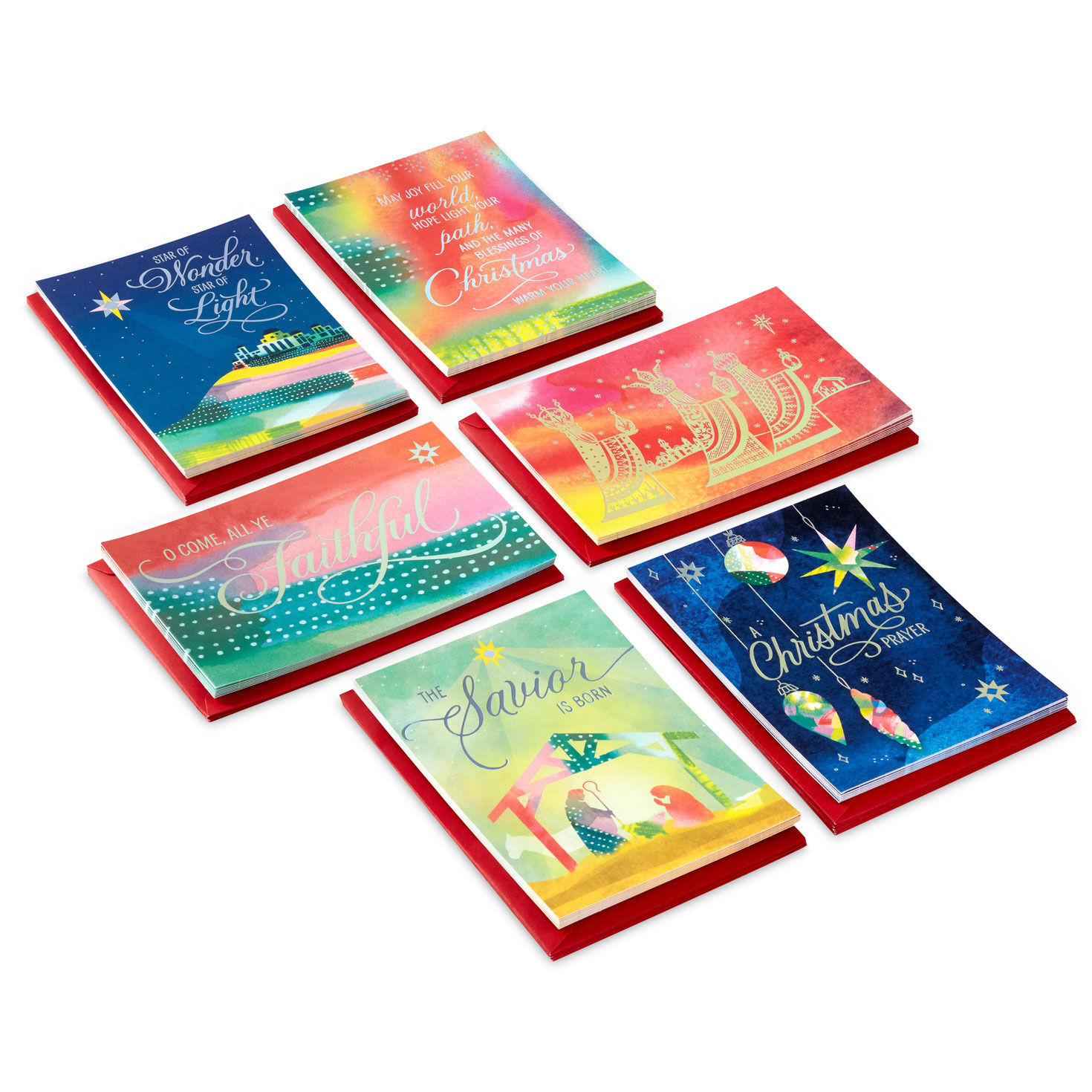 Festive Faith Boxed Christmas Cards Assortment, Pack of 36 for only USD 18.99 | Hallmark