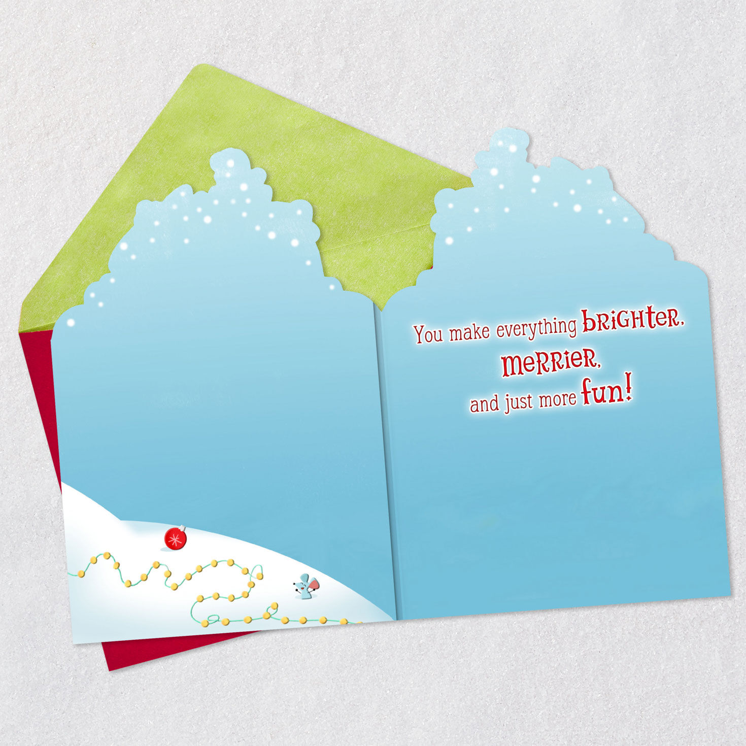 Bright, Merry and Fun Christmas Card for Grandpa, , large image number 3