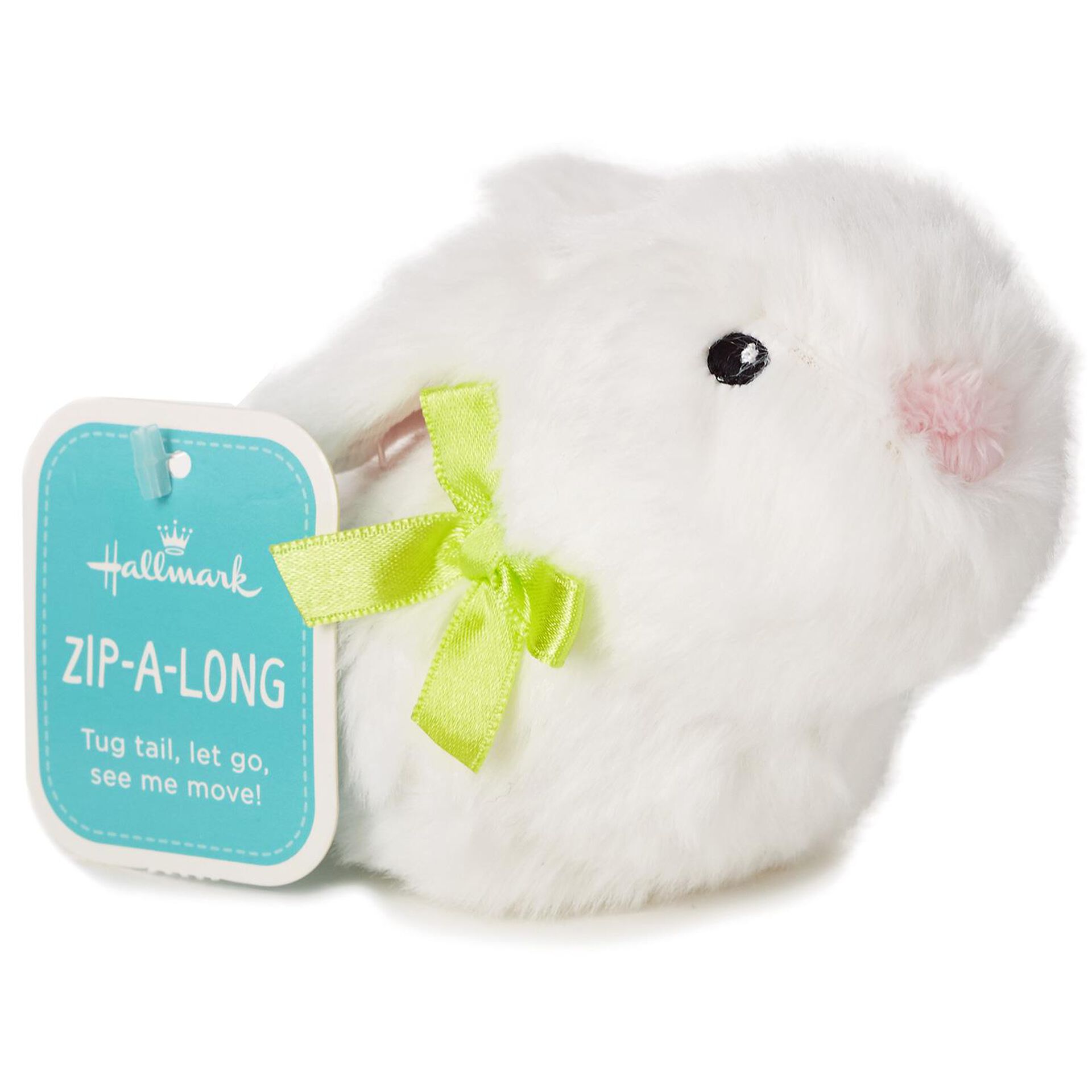 Zip-Along Bunny Stuffed Animal - Interactive Stuffed Animals - Hallmark