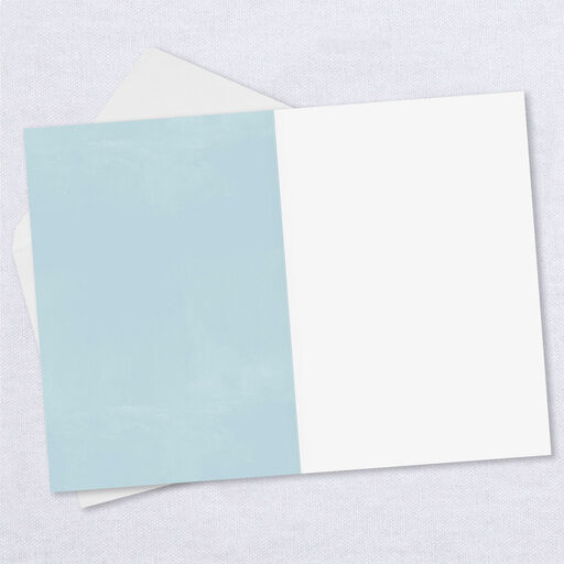 Personalized Blessed White Frame Photo Card, 