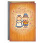 Two Cute Pilgrims Thanksgiving Card From Both, , large image number 1