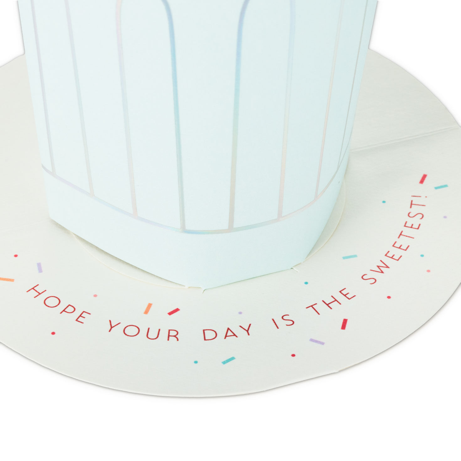 Ice Cream Sundae with Macarons 3D Pop Up Birthday Card Sentiment image number 3