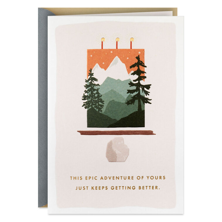 Here's to Your Epic Adventure Birthday Card