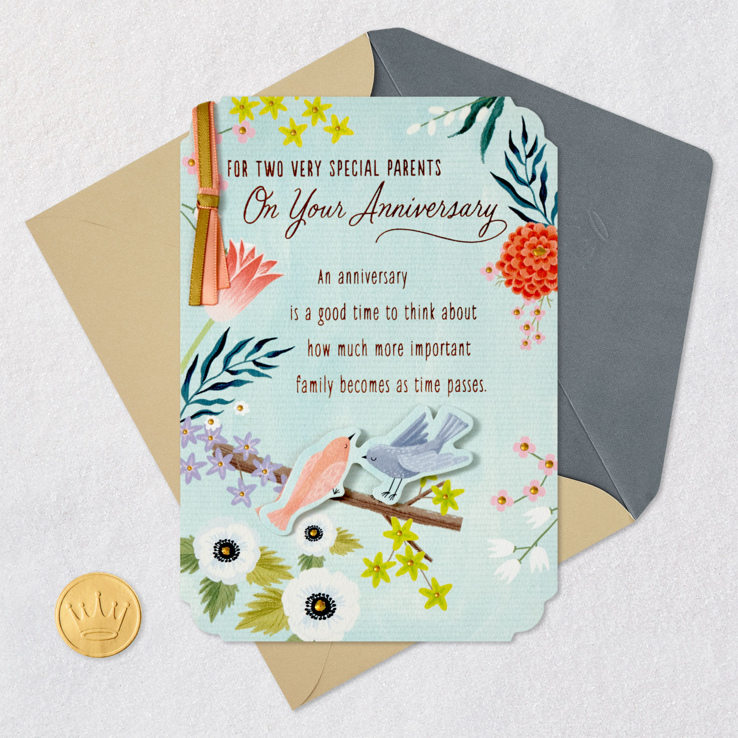 Celebrating the Life You've Made Together Anniversary Card for Parents for only USD 7.99 | Hallmark