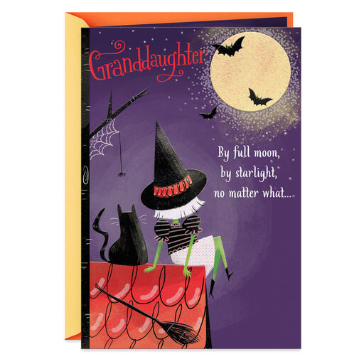 Your Enchanting Spirit Halloween Card for Granddaughter, 