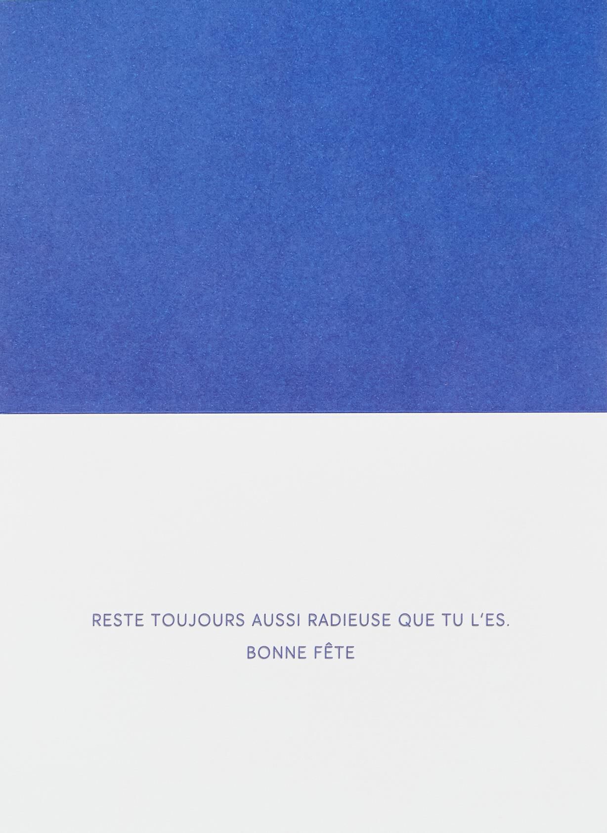 You Sparkle and Shine French-Language Birthday Card