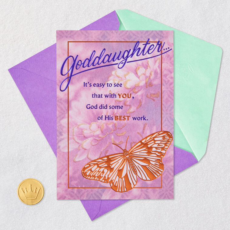 Grateful for You Birthday Card for Goddaughter, , large image number 5