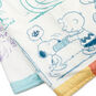 Peanuts Rainbow Comics 75th Anniversary Plush Blanket closeup view image number 4