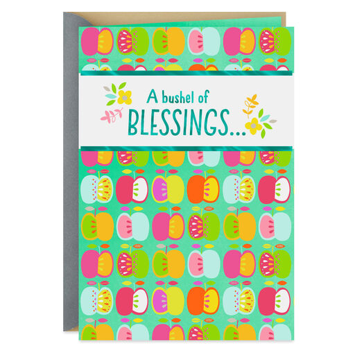 A Bushel of Blessings Rosh Hashanah Card, 
