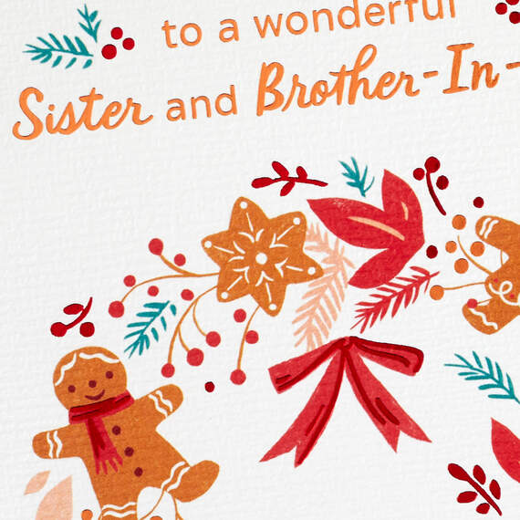 So Thankful for You Holiday Card for Sister and Brother-in-Law, , large image number 5