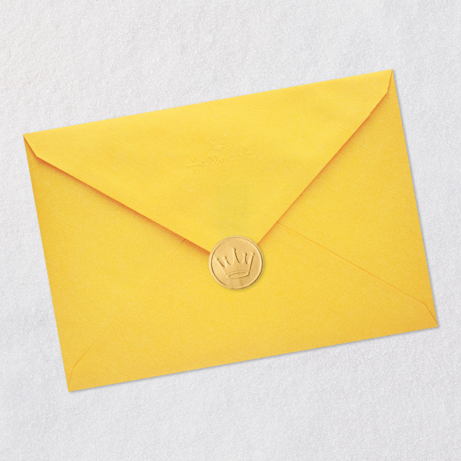 Sunflower in Sunglasses Thinking of You Card Envelope Back with Seal image number 8