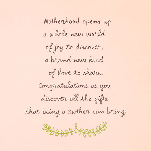 A Whole New World First Mother's Day Card, 