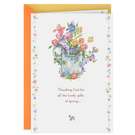 Lovely Gifts of Spring and Friendship Easter Card for Friend, 