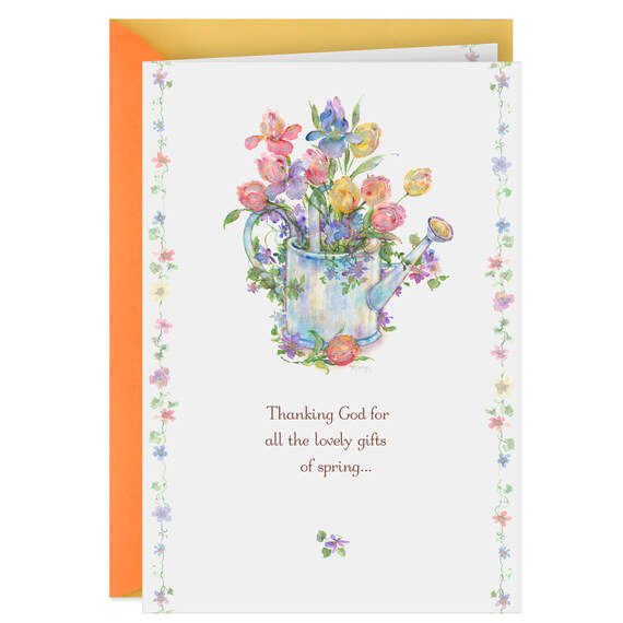 Lovely Gifts of Spring and Friendship Easter Card for Friend