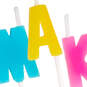 "Make a Wish" Assorted Color Birthday Candles, Set of 9, , large image number 2