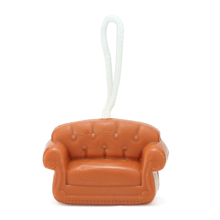 Friends Orange Sofa Soap-on-a-Rope