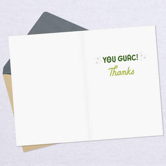 On a Scale of One to Guacamole Thank-You Card, , large image number 3