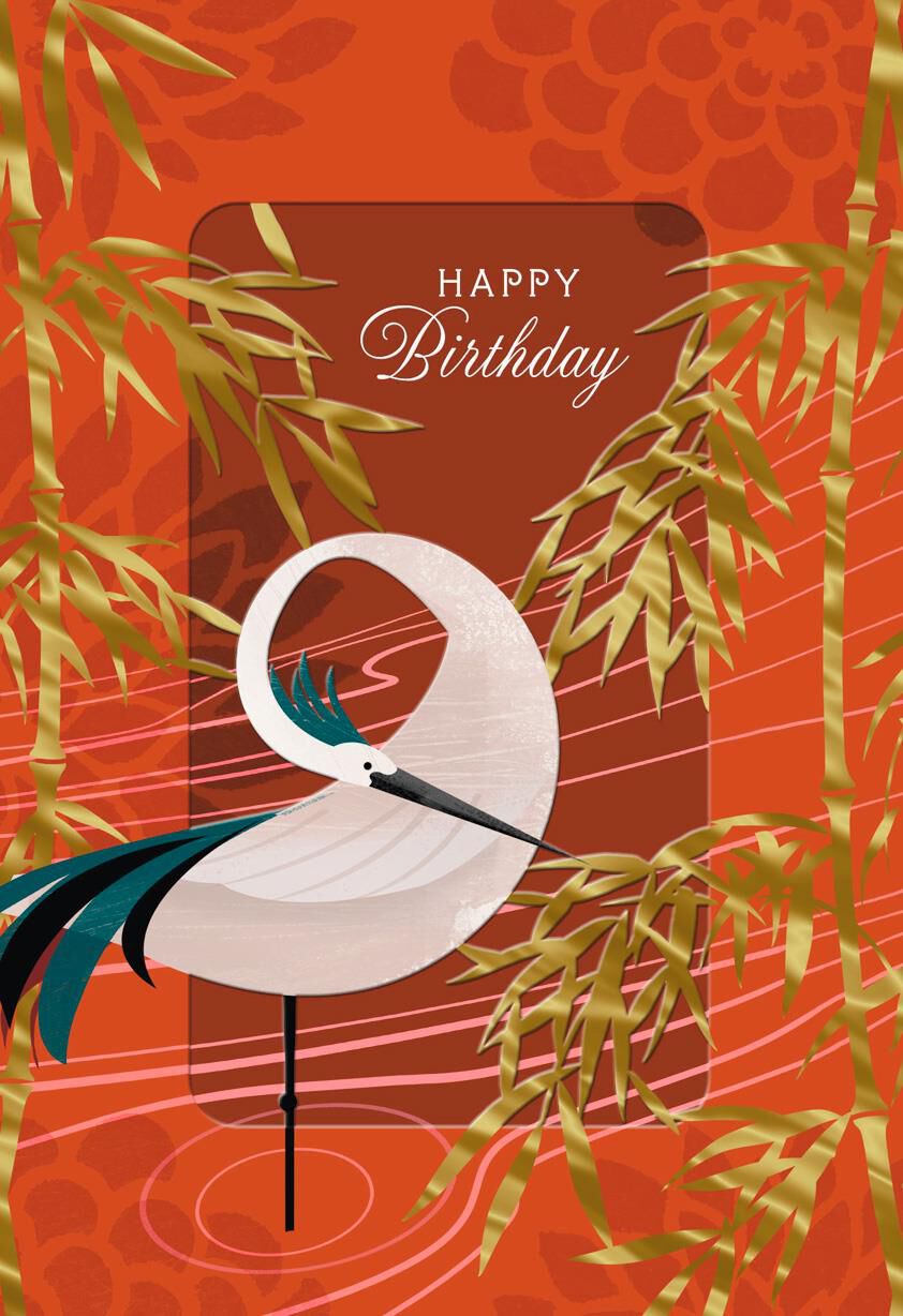 Good Fortune and Memorable Times Birthday Card