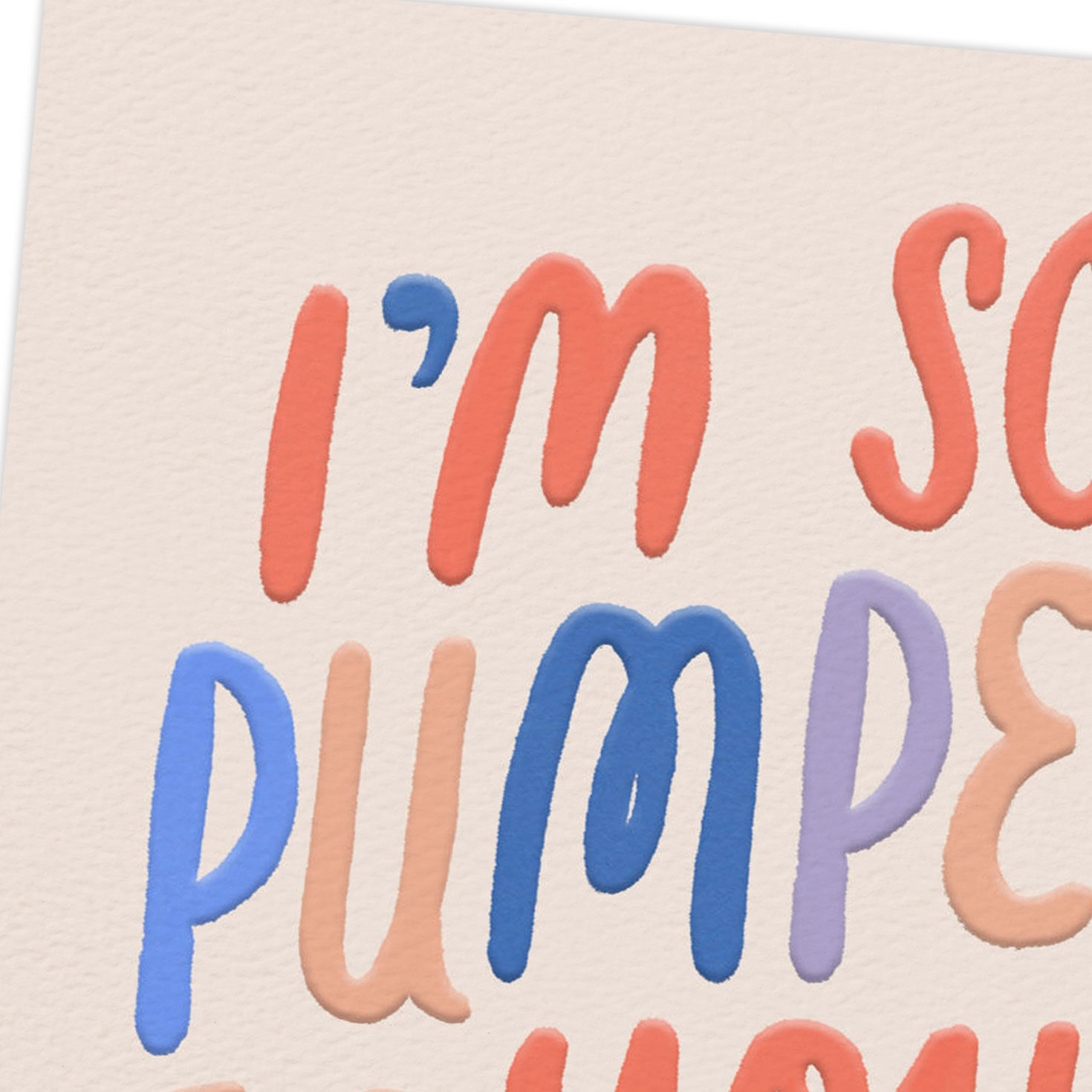 So Pumped for You New Baby Congratulations Card, , large image number 4