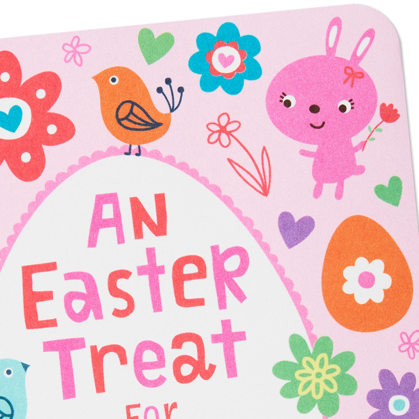 Pink Flowers and Birds Card for Granddaughter Card Front Detail image number 4