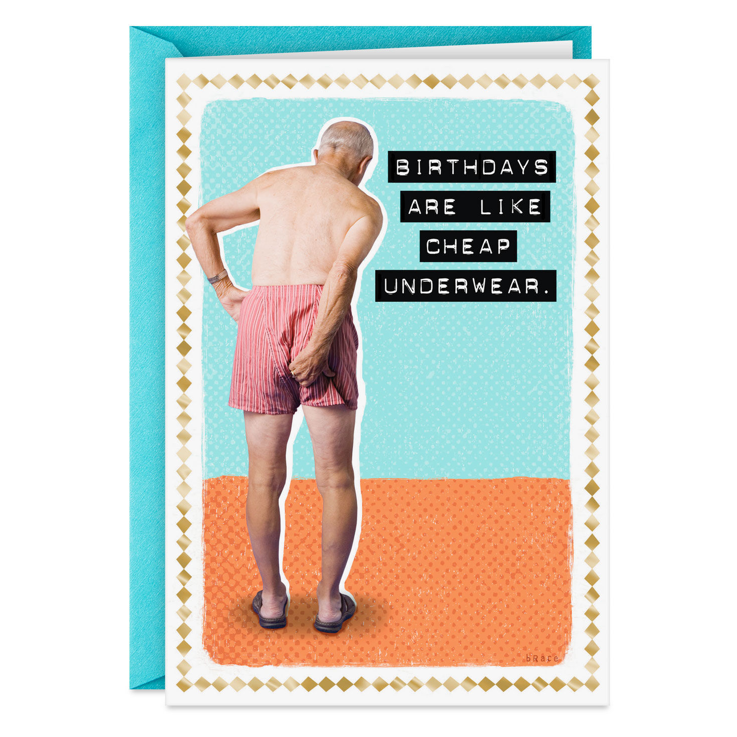 Birthdays and Underwear Funny Birthday Card
