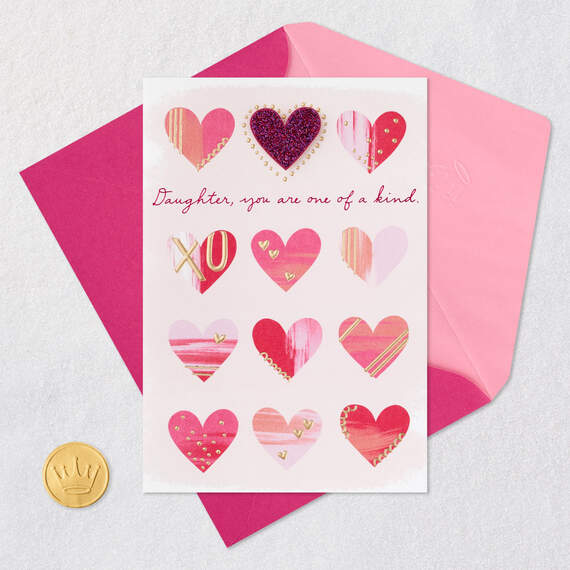 You are One-of-a-Kind Amazing Valentine's Day Card for Daughter, , large image number 5