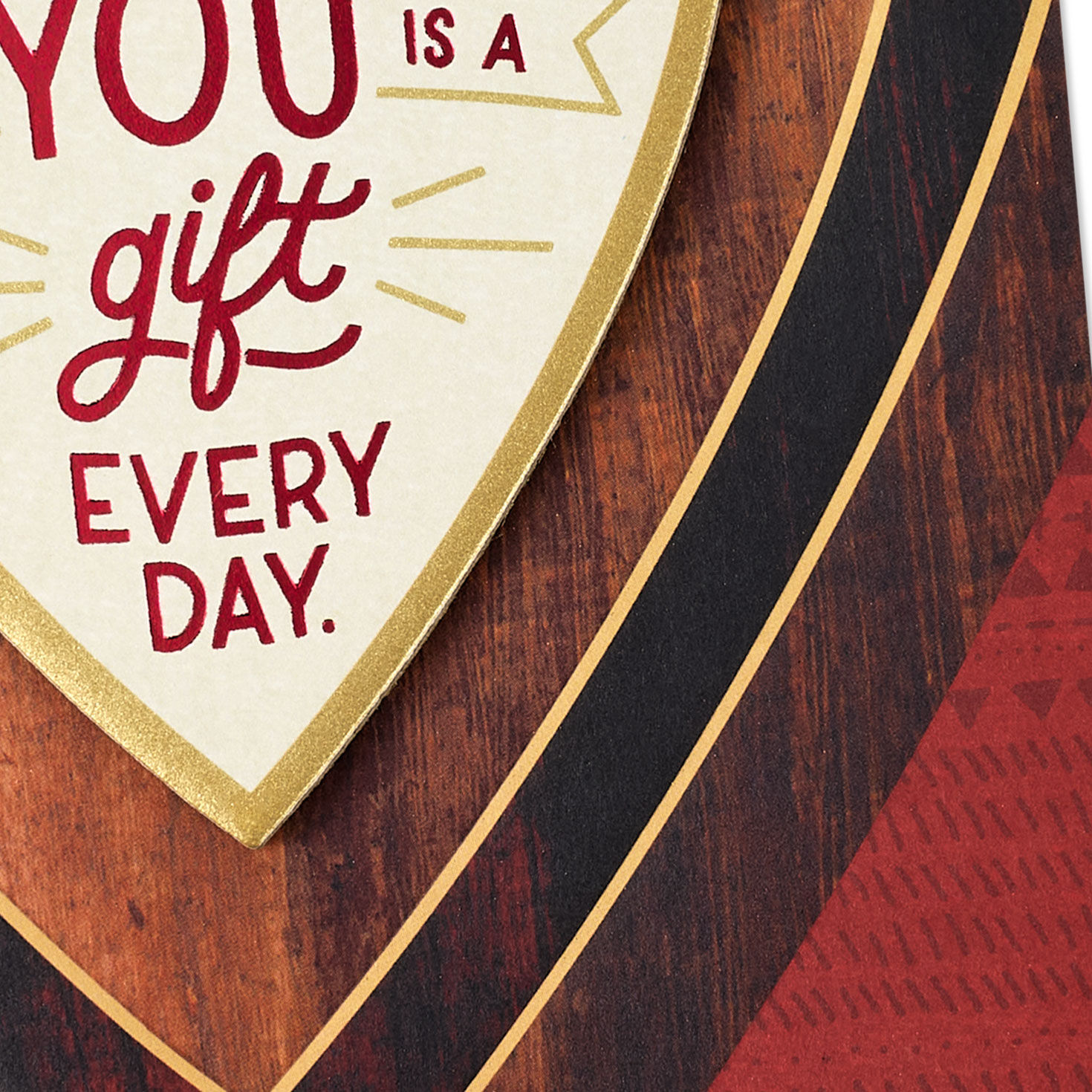 Rustic Wooden Heart Valentine's Day Card for Him Card Front Detail image number 6