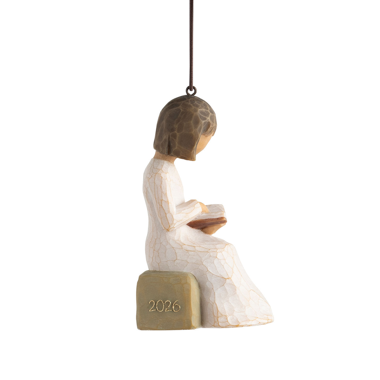 Willow Tree Figurine With Book 2026 Year-Dated Ornament