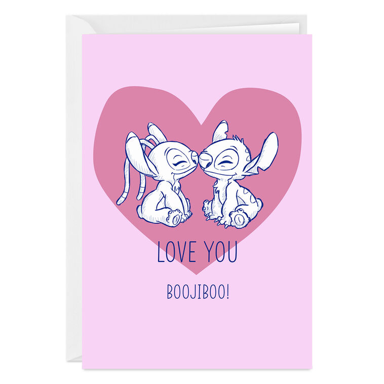 Disney Lilo & Stitch Custom Valentine's Day Card