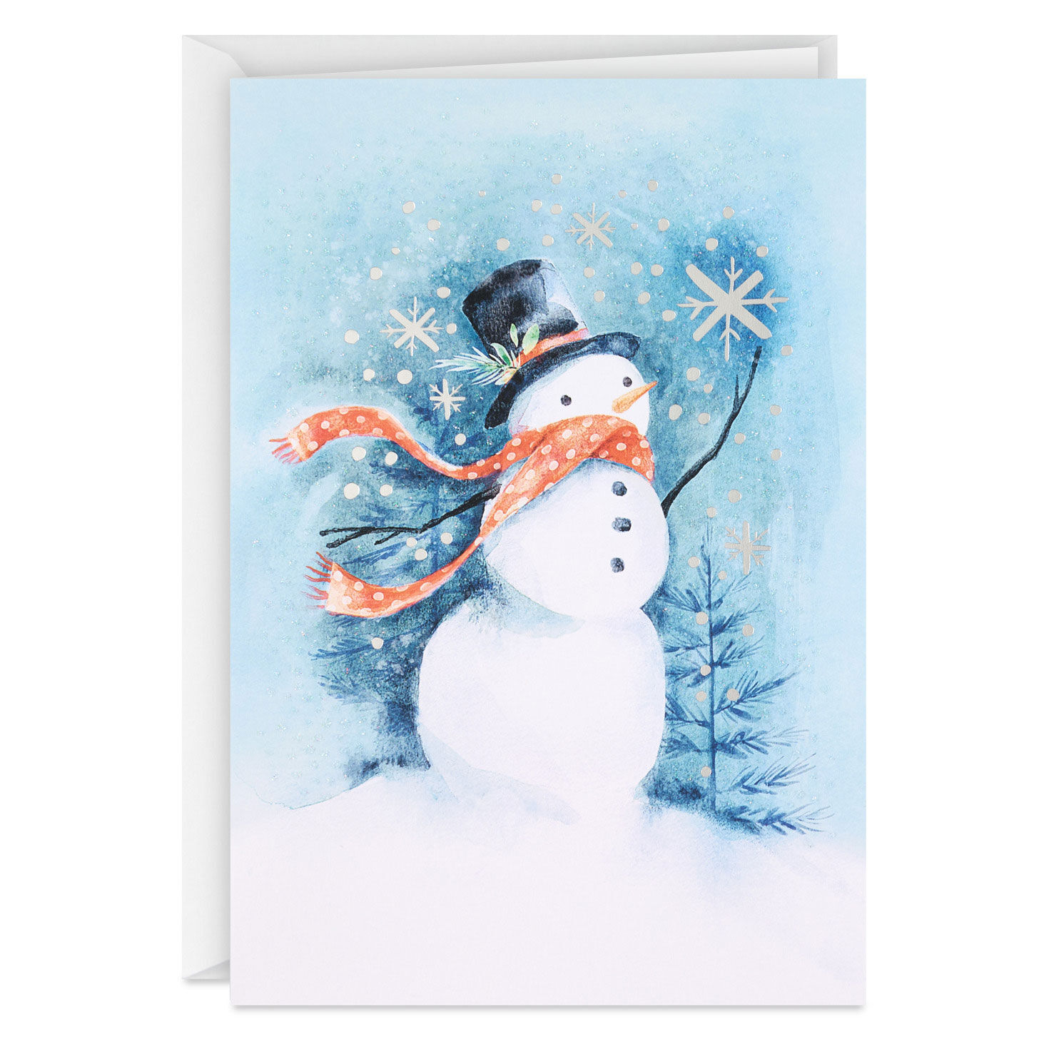 Snowman on Blue Boxed Christmas Cards, Pack of 16 for only USD 15.49 | Hallmark