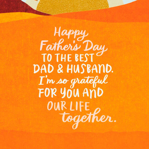 Grateful for You Father's Day Card for Husband, , large image number 2