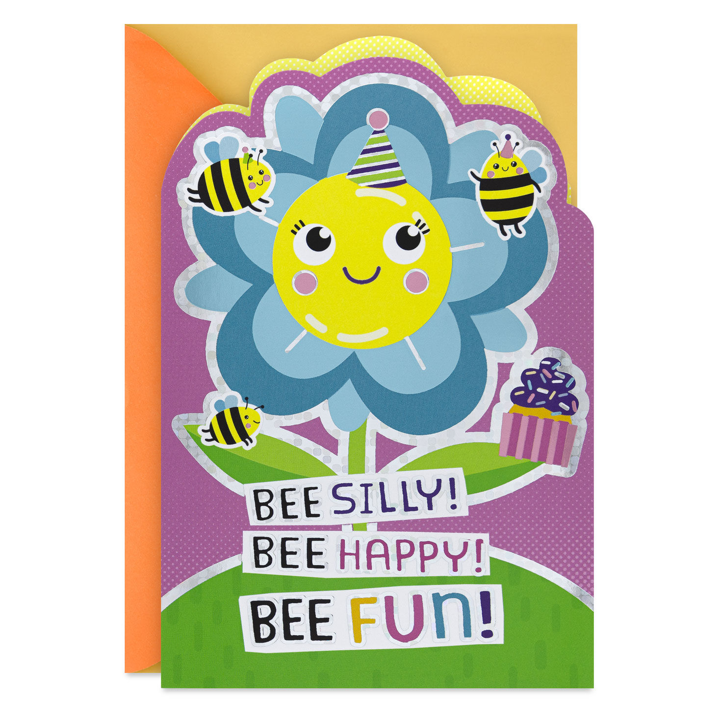 Bee Happy Birthday Card for Kids