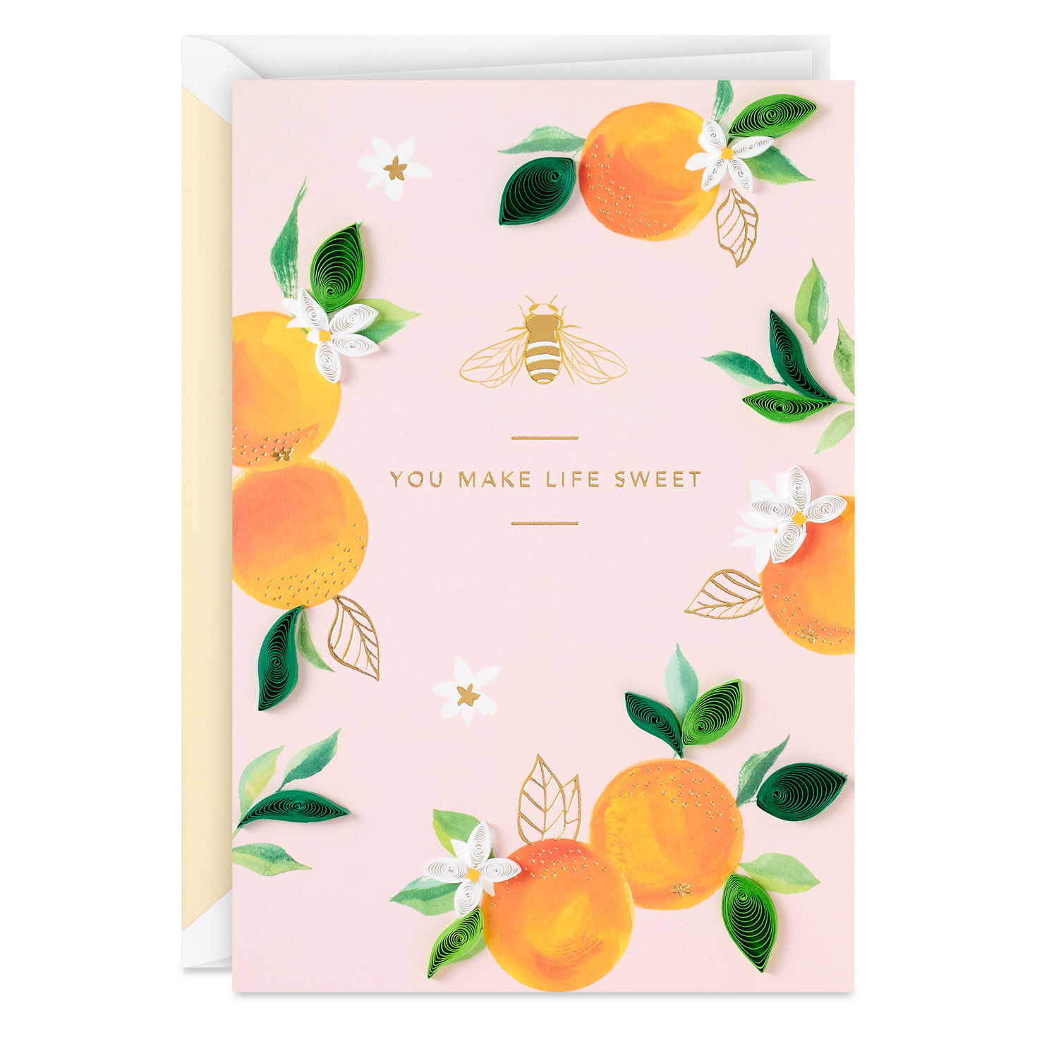 You Make Life Sweet Quilled Paper Handmade Mother's Day Card