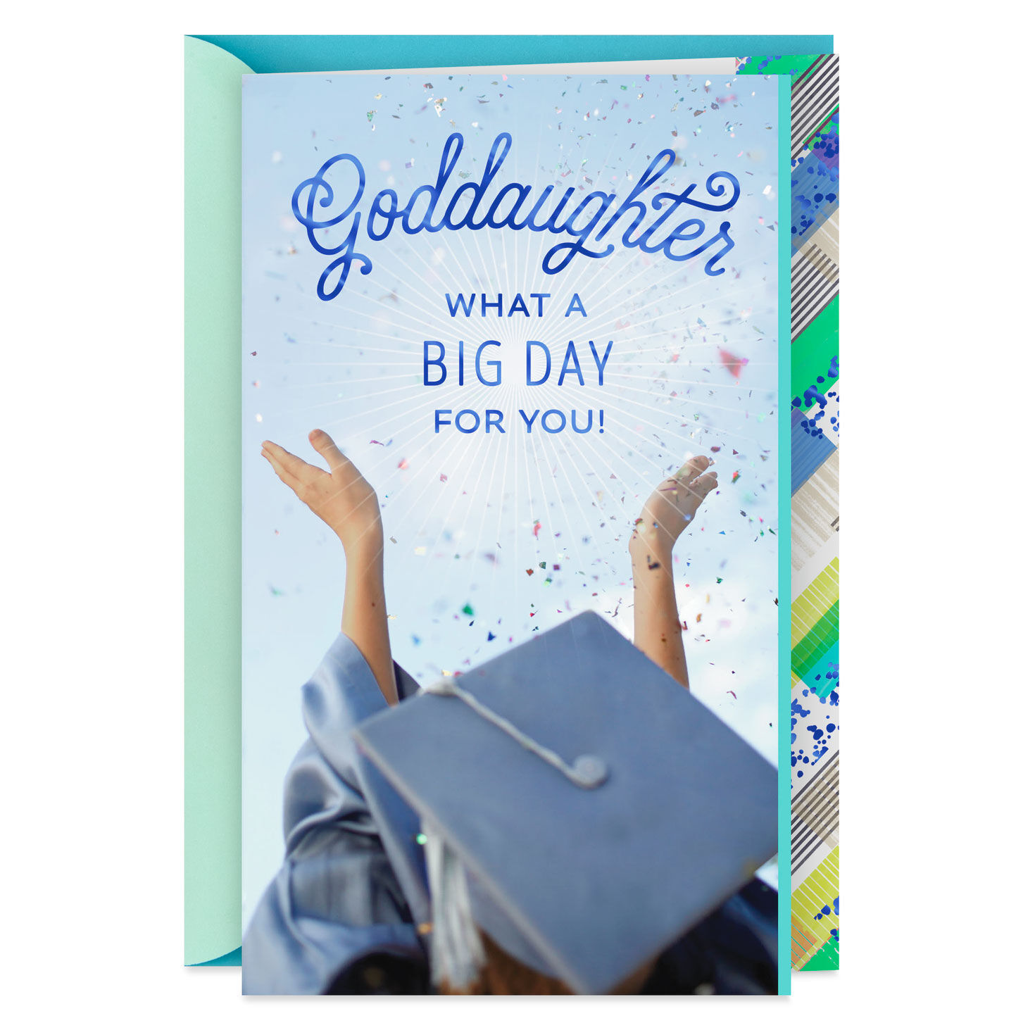 Celebrating You Graduation Card for Goddaughter