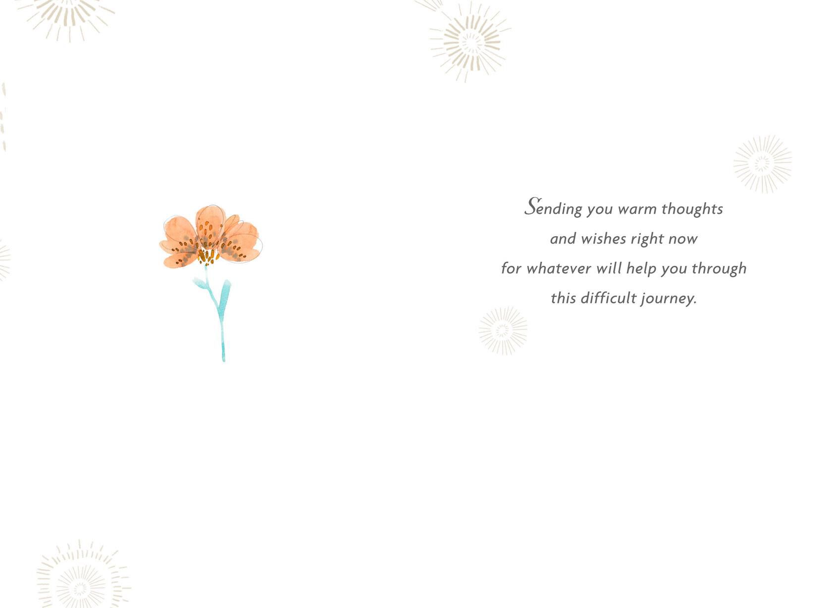 Gentle Blooms Sympathy Card