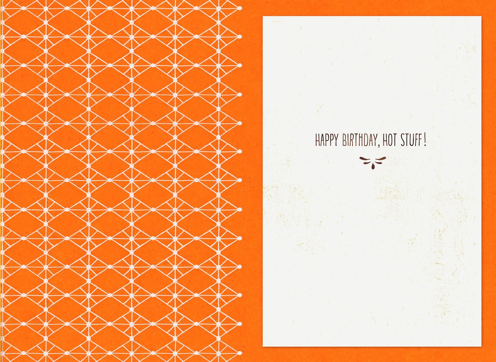 Hot Stuff Birthday Card