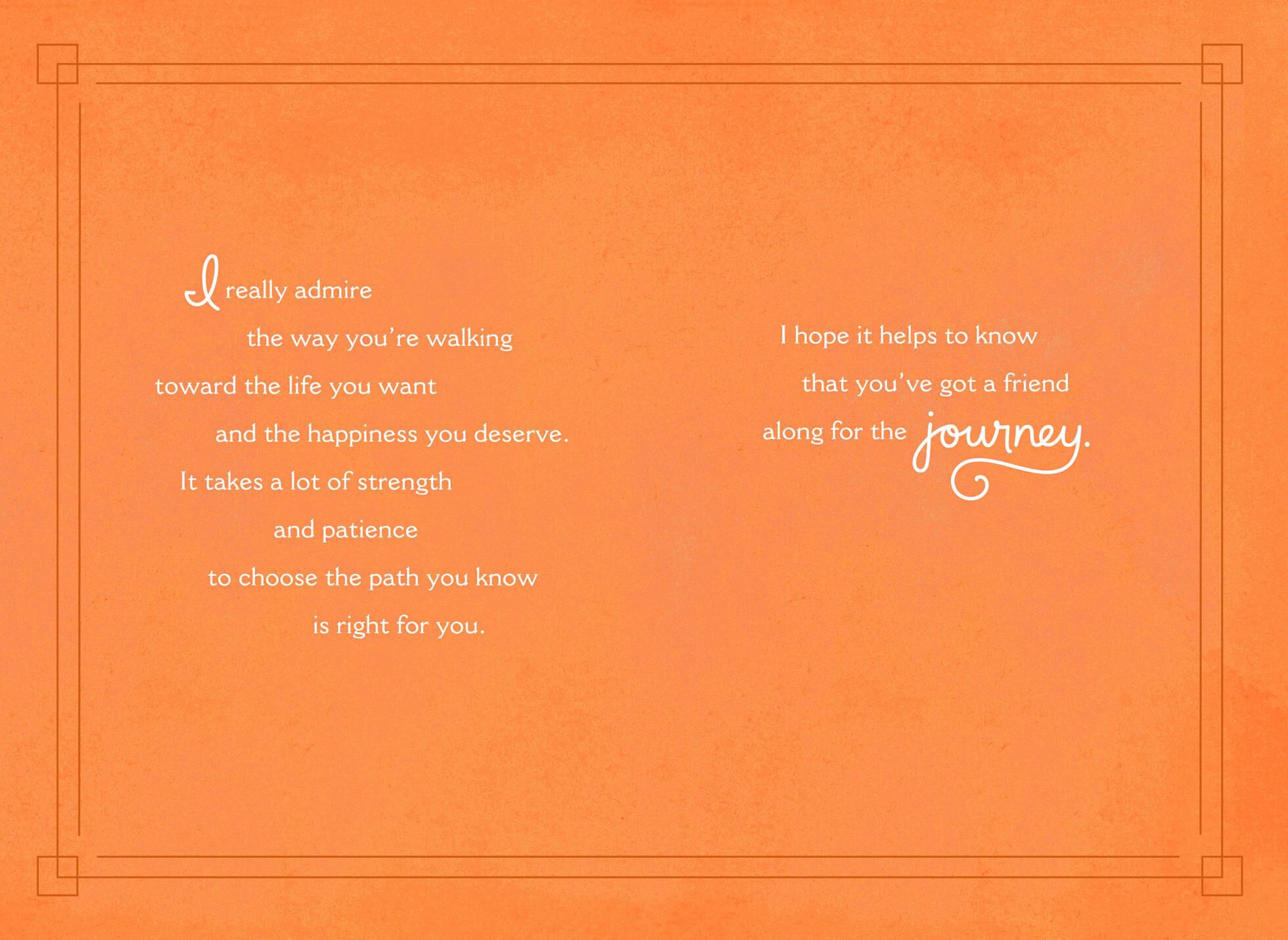 Path of Courage Encouragement Card
